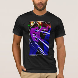 Camiseta Ponte do violoncelo com espiral de Fibonacci