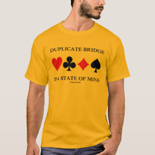 Camiseta Ponte Duplicada É Um Estado De Mente (Traços De Ca