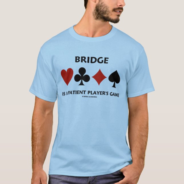 Camiseta Ponte é um jogo de jogador de pacientes (conjuntos (Frente)