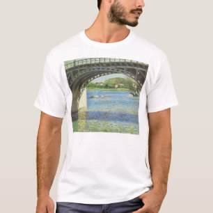 Camiseta Ponte em Argenteuil por Gustave Caillebotte
