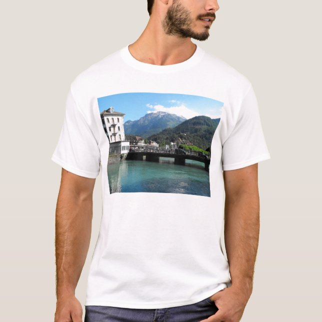 Camiseta Ponte em Interlaken na Suiça (Frente)