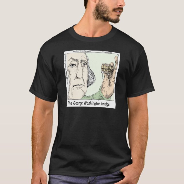 Camiseta Ponte George Washington & Dentaduras Presente Engr (Frente)