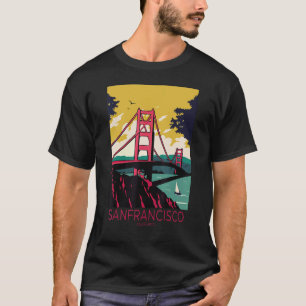 Camiseta Ponte Golden Gate Viagem San Francisco Califórnia