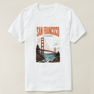 Camiseta Ponte Golden Gate Viagem São Francisco Califórnia