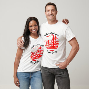Camiseta Ponte Halifax e Dartmouth Nova Scotia
