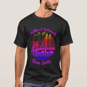 Camiseta Ponte Halifax e Dartmouth Nova Scotia