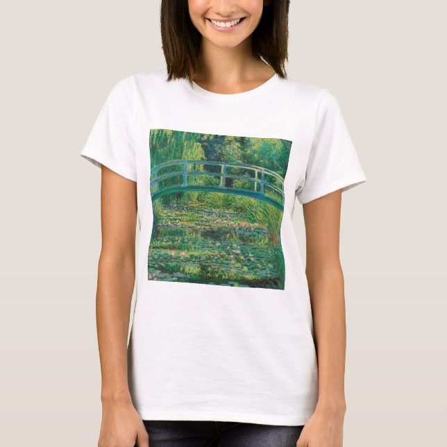 Camiseta Ponte Japonesa (Water-Lily Pond), Monet (Frente)