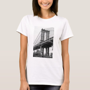 Camiseta Ponte Manhattan em preto e branco