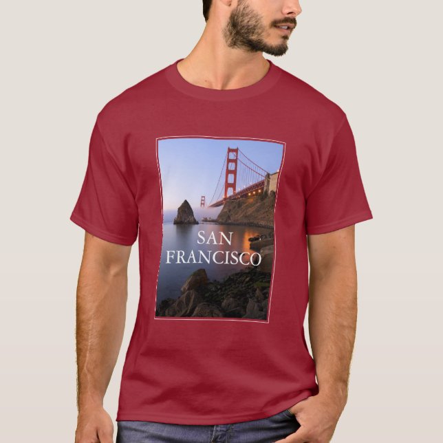 Camiseta Ponte ouro Gate | San Francisco Califórnia (Frente)