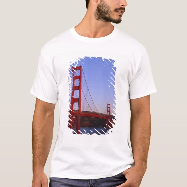 Camiseta Ponte Ouro Gate, São Francisco, Califórnia, 2 (Frente)