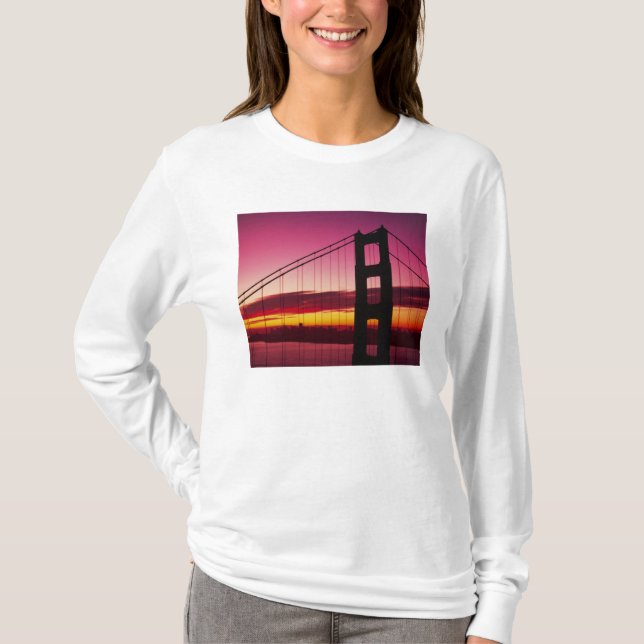 Camiseta Ponte Ouro Gate, São Francisco, Califórnia, 6 (Frente)