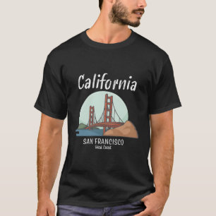 Camiseta Ponte ouro Portão Califórnia São Francisco