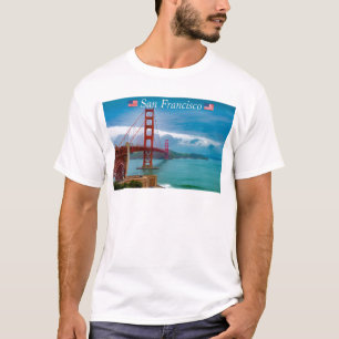 Camiseta Ponte ouro Portão San Francisco