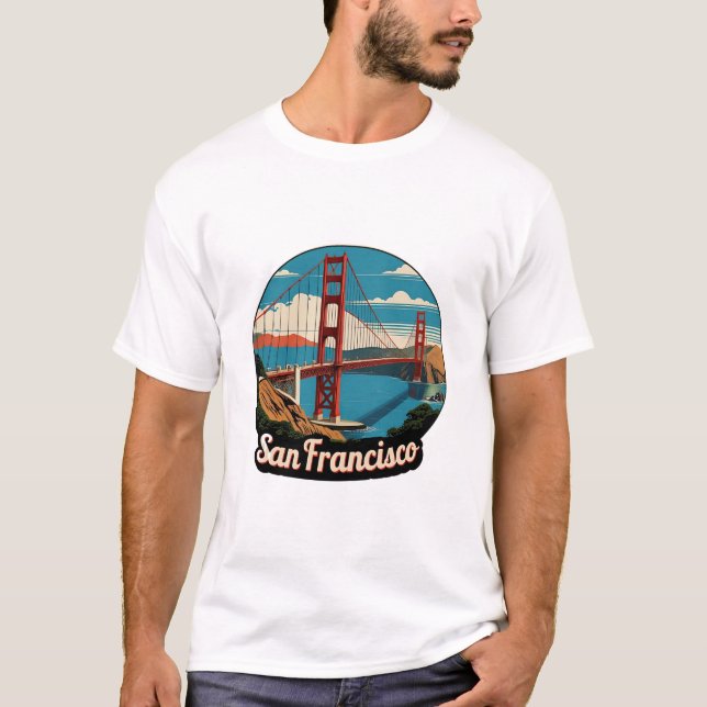 Camiseta Ponte ouro Portão San Francisco (Frente)