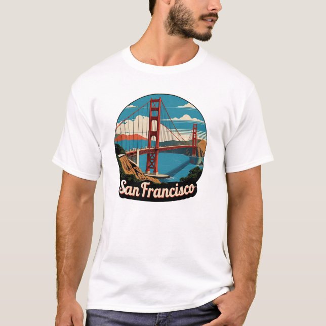 Camiseta Ponte ouro Portão San Francisco (Frente)