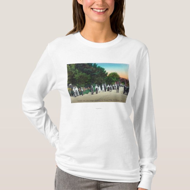 Camiseta Ponte que ajunta a casa de campo do EL Verano (Frente)