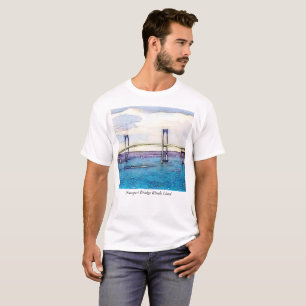 Camiseta Ponte Rhode de Newport - Tshirt da ilha