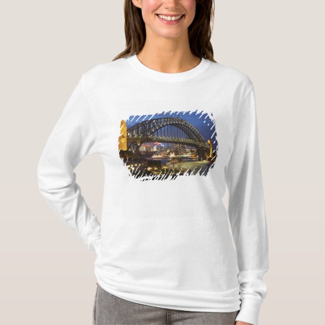 Camiseta Ponte Sydney Harbor e Hotel Park Hyatt Sydney (Frente)
