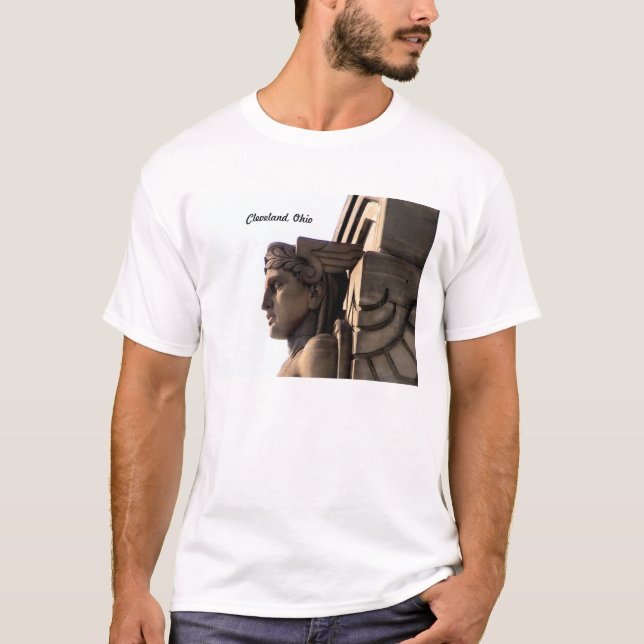 Camiseta Ponte t-shirt de Cleveland do art deco, OH (Frente)
