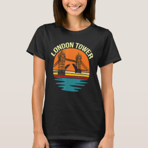 Camiseta Ponte Torre de Londres sobre o Excelente Thames En