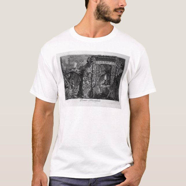Camiseta Ponte triunfal por Giovanni Battista Piranesi (Frente)