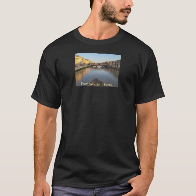 Camiseta Ponte Vecchio, Firenze, Itália (Frente)