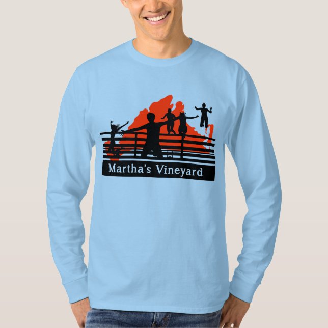 Camiseta Ponte Vineyard de Martha salta Longa Folga  (Frente)