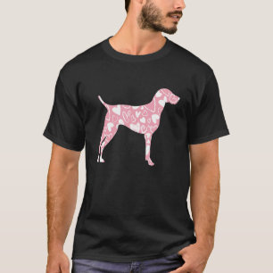 Camiseta Ponteiro Alemão de Baixo Pó SPG Cachorro Mãe Dias