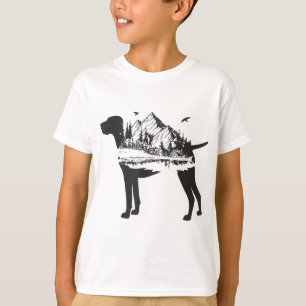 Camiseta Ponteiro alemão Shorthair Mãe Natureza Lover Silho