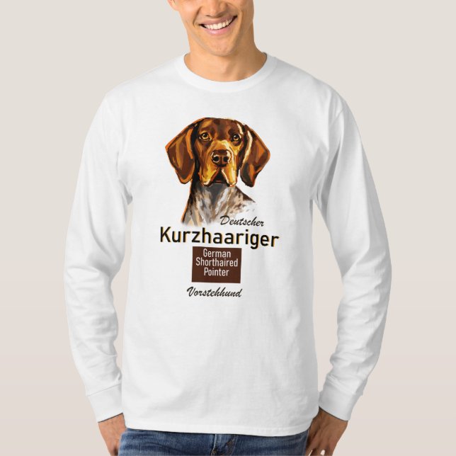 Camiseta Ponteiro alemão Shorthired Kurzhaar (Frente)