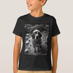 Camiseta Ponteiro De Bairro Alemão De Natal Capturado No Ca