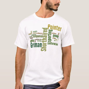Camiseta Ponteiro de cabelos curtos alemão