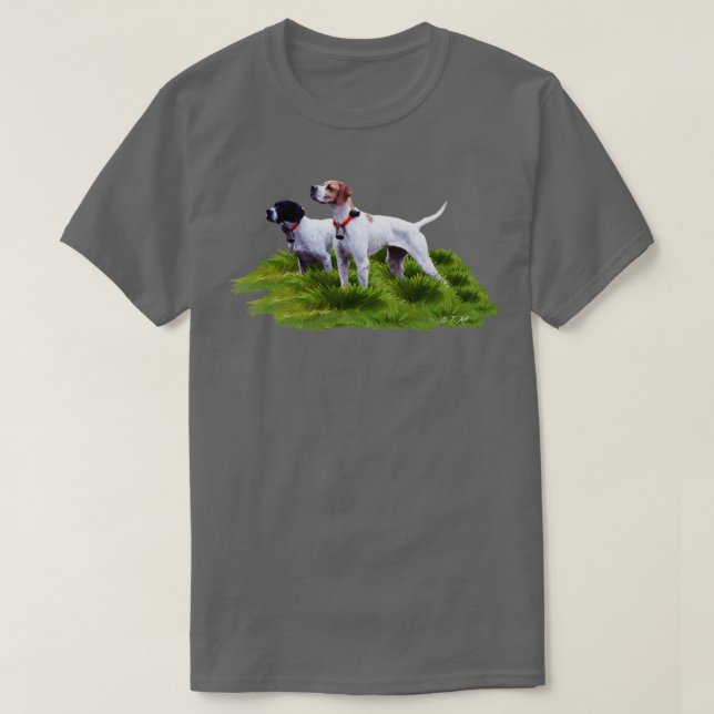 Camiseta Ponteiro Inglês 2 (Frente do Design)