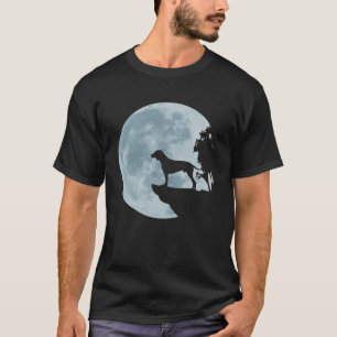 Camiseta Ponteiro Inglês Caçador de Lua Completa Cão Místic