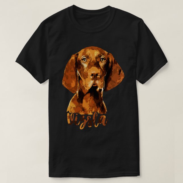 Camiseta Ponteiro Vizsla Húngaro (1) (Frente do Design)