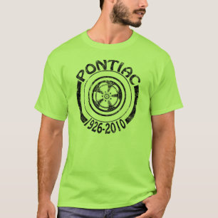 Camiseta Pontiac 1926 - 2010 obscuridade do logotipo da