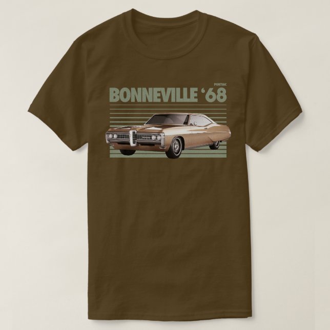 CAMISETA PONTIAC BONNEVILLE (Frente do Design)