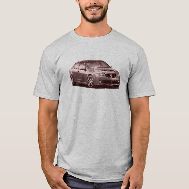 Camiseta Pontiac G8 GXP rachado (Frente)