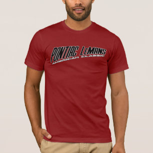 Camiseta Pontiac Le Mans - clássico americano inclinado do