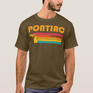 Camiseta Pontiac Michigan Vintage afligiu Souvenir