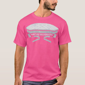 Camiseta Pontiac Silverdome T-Shirt - Leões De Futebol Retr