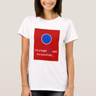 Camiseta Ponto azul brilhante - Democrata