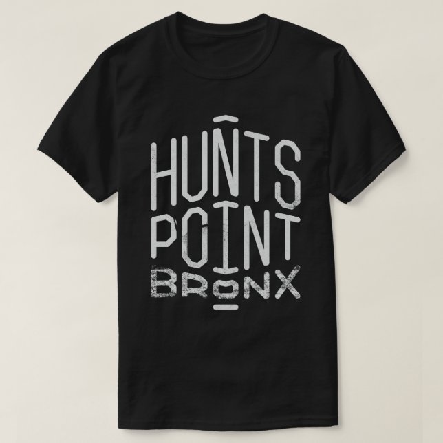 Camiseta Ponto das caças, Bronx (Frente do Design)
