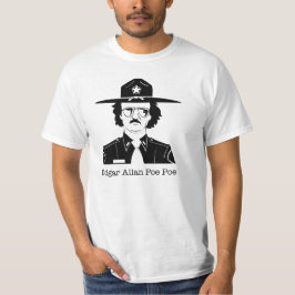 Camiseta Ponto de entrada de Edgar Allan Poe (preto no