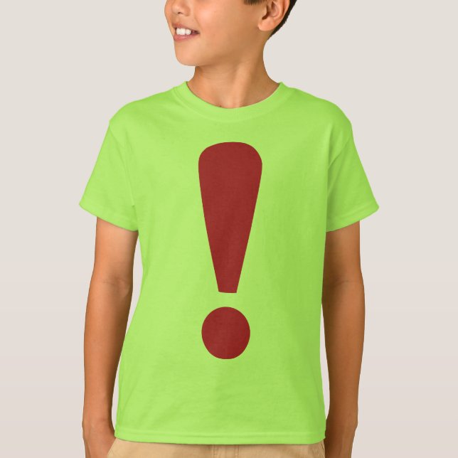 Camiseta Ponto de exclamação (Frente)