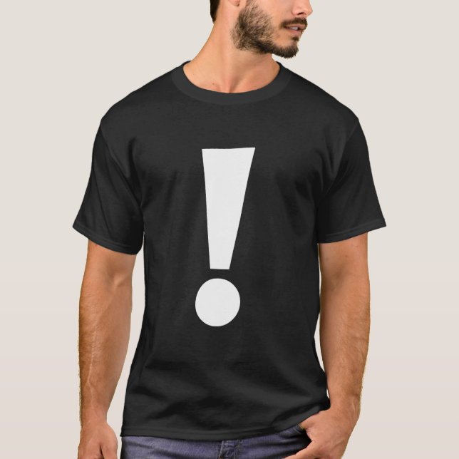 Camiseta Ponto de Exclamação (Frente)
