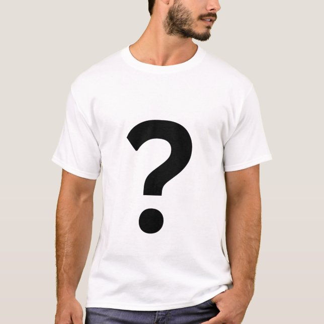Camiseta Ponto de interrogação? (Frente)