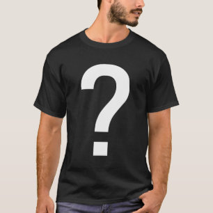Camiseta Ponto de interrogação