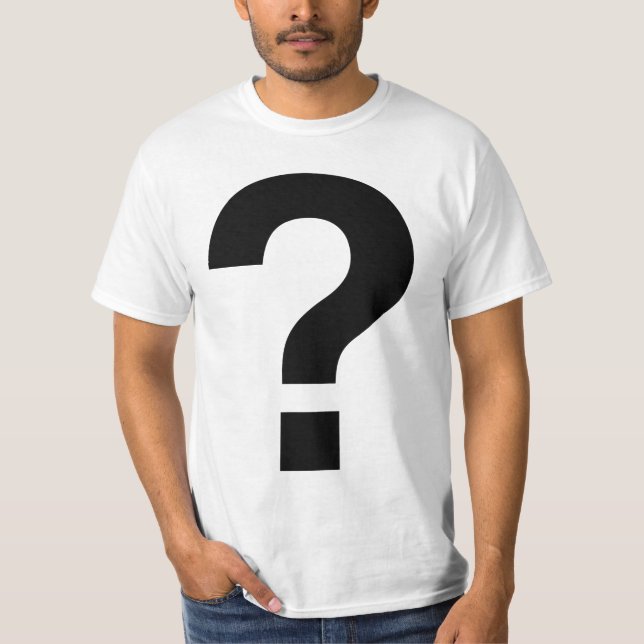 CAMISETA PONTO DE INTERROGAÇÃO (Frente)