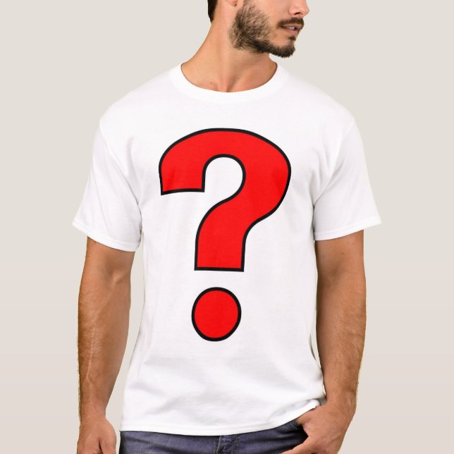 Camiseta Ponto de interrogação (Frente)